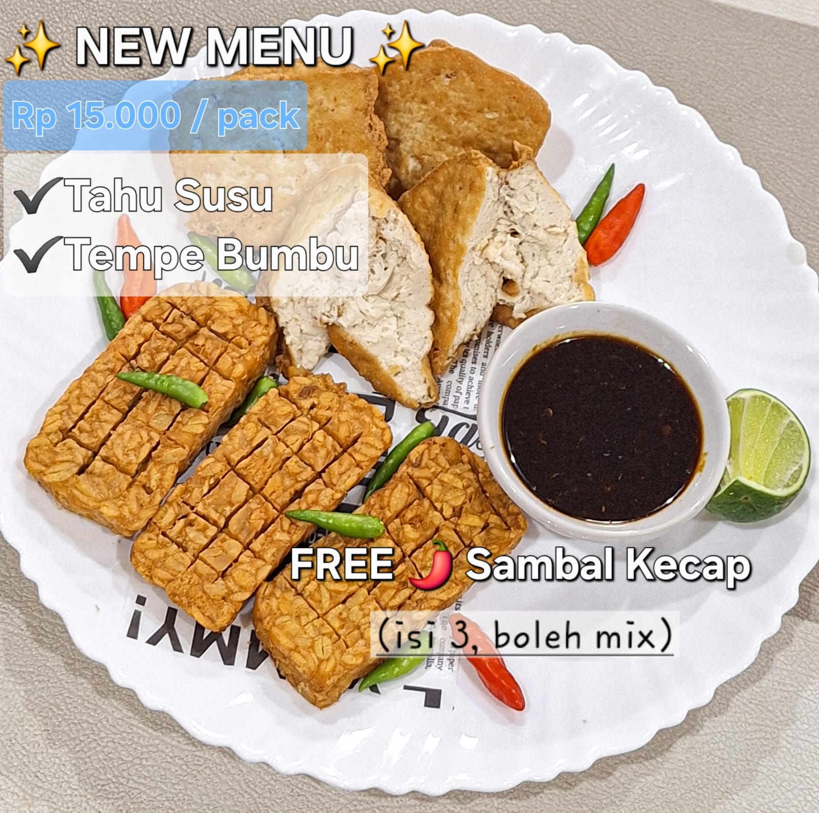 Tahu & Tempe Sambal Kecap